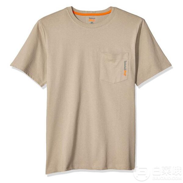 国际免邮月，Timberland PRO 添柏岚 Base Plate 男士防晒短袖T恤A1HNS119.6元（3件95折）
