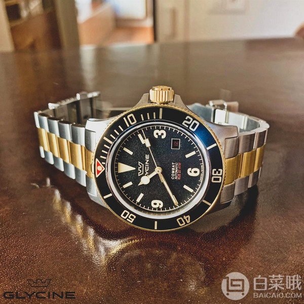 Glycine 冠星 Combat系列 GL0259 男士机械腕表 9（需用码）约2298元