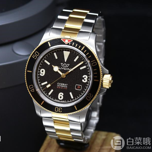 Glycine 冠星 Combat系列 GL0259 男士机械腕表 9（需用码）约2298元