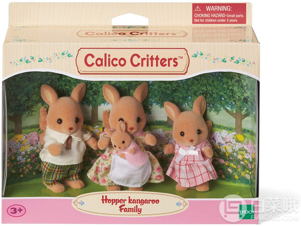 国际免邮月，Calico Critters Hopper 袋鼠家族132.22元