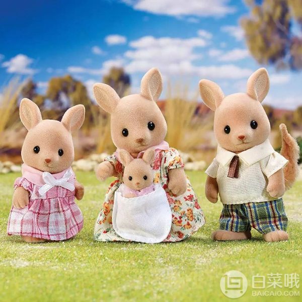 国际免邮月，Calico Critters Hopscotch 兔子家族133.06元（另有多款好价）