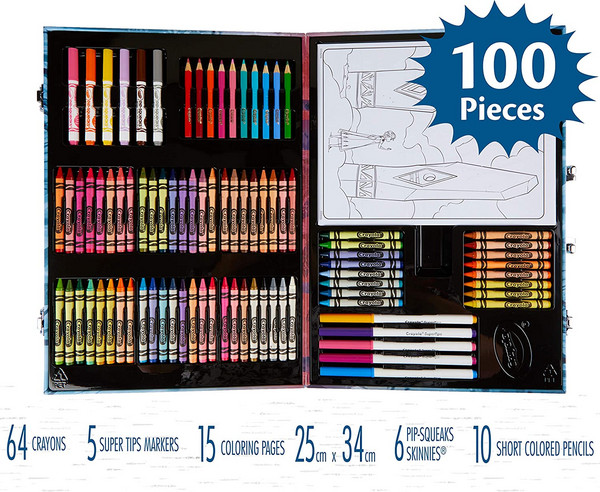 Crayola 绘儿乐 Inspiration 冰雪奇缘2 高级小艺术家精美礼盒绘画套装105.85元