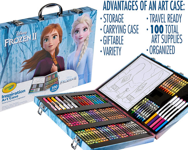 Crayola 绘儿乐 Inspiration 冰雪奇缘2 高级小艺术家精美礼盒绘画套装105.85元