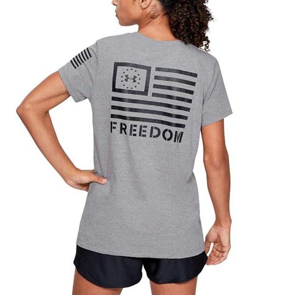 单件免邮，Under Armour 安德玛 Freedom 女士运动短袖T恤1333372133.74元