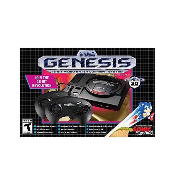 Sega Genesis Mini 世嘉MD迷你游戏机 复刻版新低287.86元（1件96折）