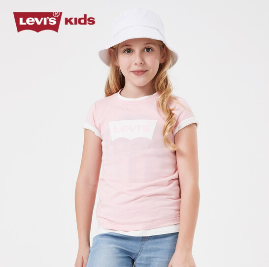 Levi's 李维斯 儿童印花针织棉短袖T恤（105~165cm） 多色69元包邮（需领券）