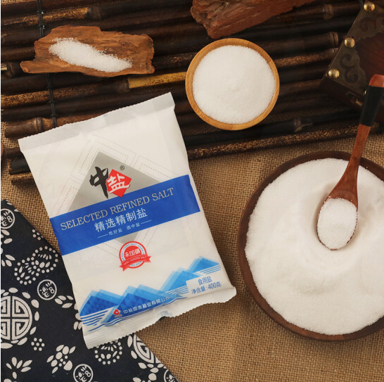 中盐 未加碘 精选精制盐 400g*6袋新低7.9元包邮（需领券）