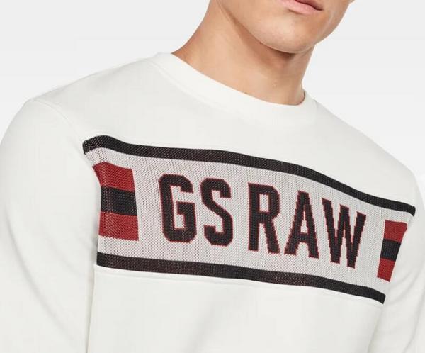2020春夏新品，G-Star Raw Gsraw 男士圆领提花针织卫衣D16087386.62元