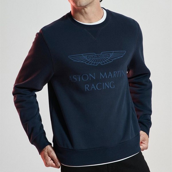 Hackett London × Aston Martin Racing 哈克特 阿斯顿·马丁联名款 男士纯棉圆领卫衣折后252.38元（3件92折）