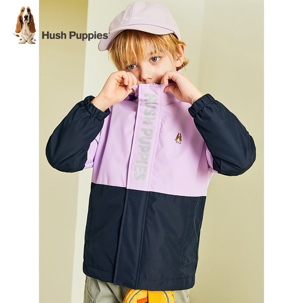 2020秋装新款，Hush Puppies 暇步士 男女童中大薄款风衣外套（105~170cm）多色169元包邮（需领券）
