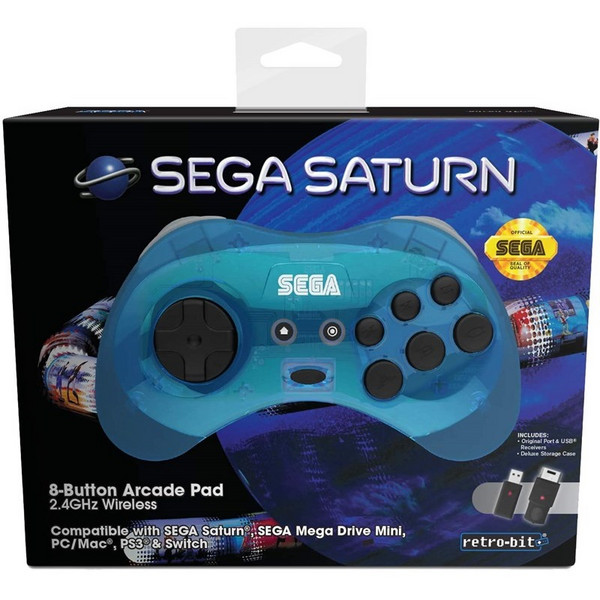 Retro-Bit SEGA Saturn世嘉土星 官方授权2.4GHz无线游戏手柄新低183.83元