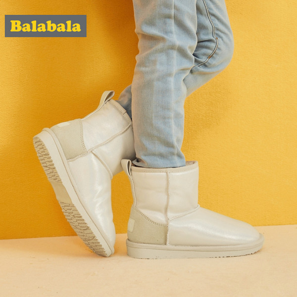 Balabala 巴拉巴拉 儿童时尚保暖雪地靴（21-42码） 多色59.9元包邮（需领券）