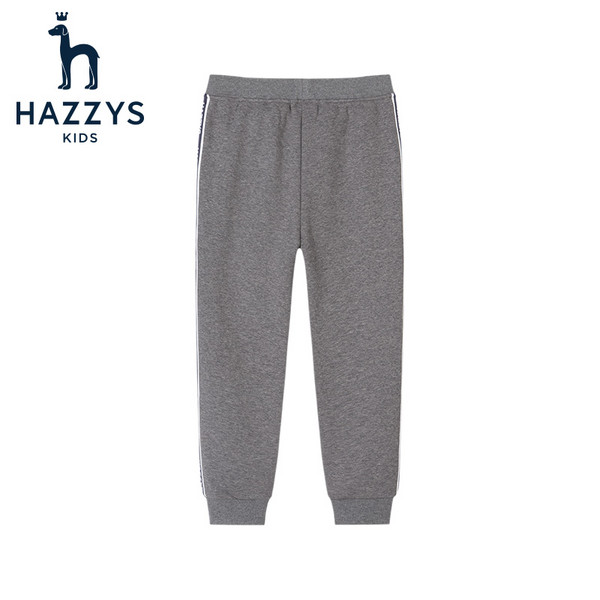 Hazzys 哈吉斯 男童中大童针织加绒一体裤（105-165cm码） 两色129元包邮（需领券）