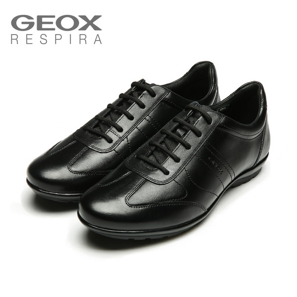 Geox 健乐士 U Symbol B 男士低帮系带真皮休闲鞋U74A5B349.33元（天猫旗舰店折后1239元）
