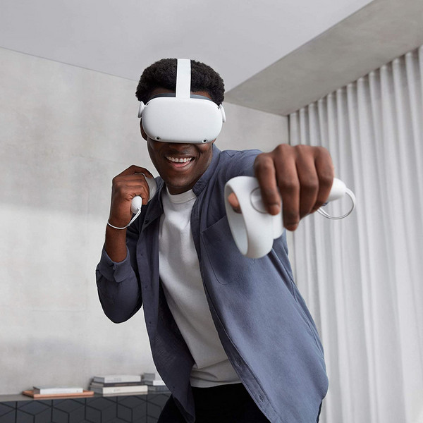 Oculus Quest 2 VR虚拟现实一体机 游戏系统 256GB新低2592.21元