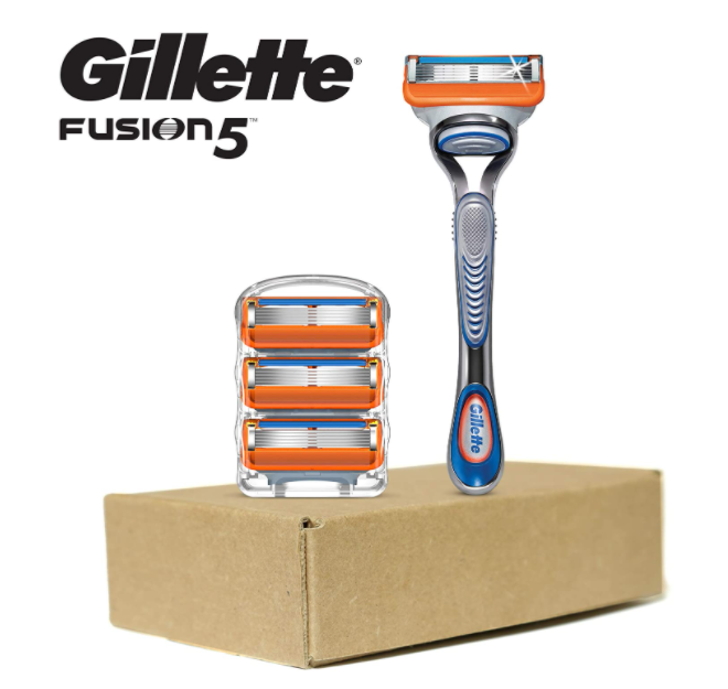 Gillette 吉列 Fusion5 锋隐 手动剃须刀套组（1刀架+4刀头）新低77.15元
