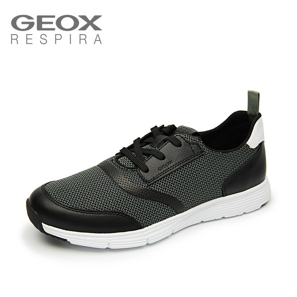 双11预告，Geox 健乐士 U Snapish 男士低帮透气休闲鞋U822DA 两色379元包邮（限前2小时）