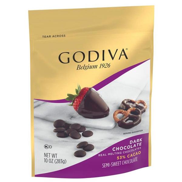 折￥29.44/盒，Godiva 歌帝梵 73%可可(苦甜)烘焙巧克力113g*12盒新低323.87元（可3件95折）