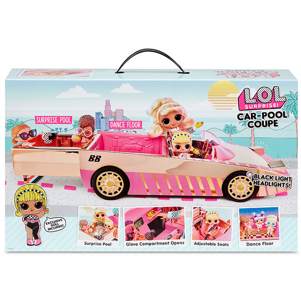 L.O.L. Surprise 惊喜娃娃 Car-Pool Coupe 精致夏日跑车套装230.88元（天猫旗舰店369元）