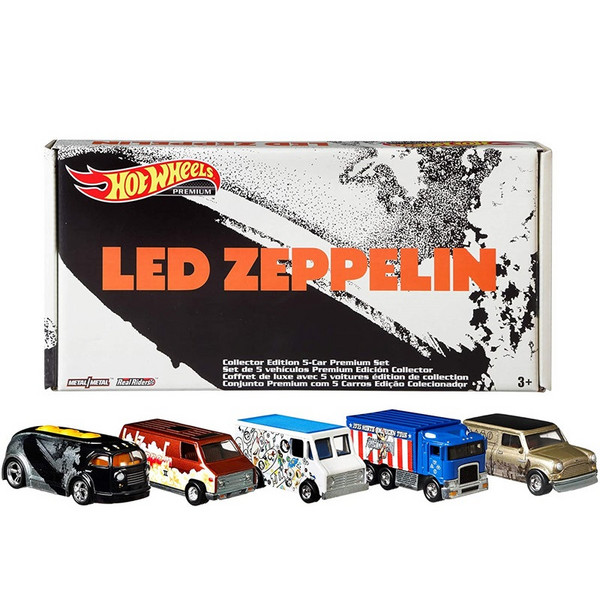 Hot Wheels 风火轮 流行文化系列 Led Zeppelin齐柏林飞艇主题火辣小跑车5辆装GJP75新低130.71元