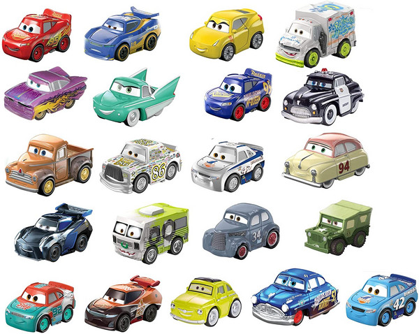 Disney Cars Toys 迪士尼 Pixar皮克斯动画 赛车总动员 迷你合金汽车车模21件装新低202.6元