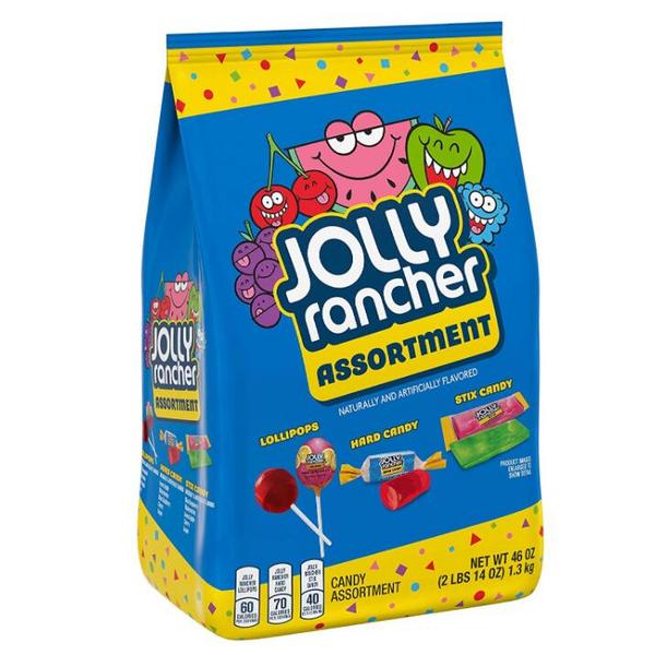 Jolly Rancher 天然水果味糖果组合装1300g新低97元
