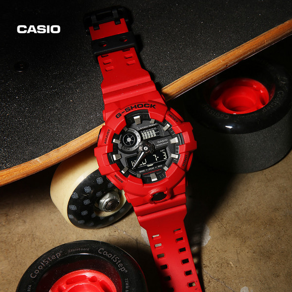 Casio 卡西欧 G-Shock系列 GA-700-4AER 男士双显防水防震运动腕表551.86元