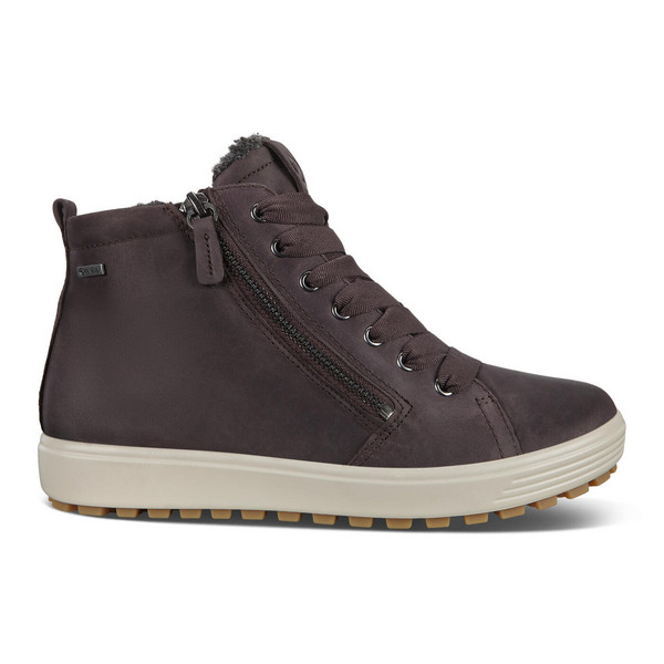 37碼，ECCO 愛步 柔酷7號 Tred 女士羊毛襯里高幫Gore-Tex?防水休閑鞋450163575.35元（天貓旗艦店雙12價1539元）