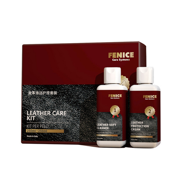 意大利進(jìn)口，F(xiàn)enice 芬喜 皮革清潔護(hù)理套裝(清潔劑250mL+護(hù)理劑250mL)69元包郵（需領(lǐng)券）