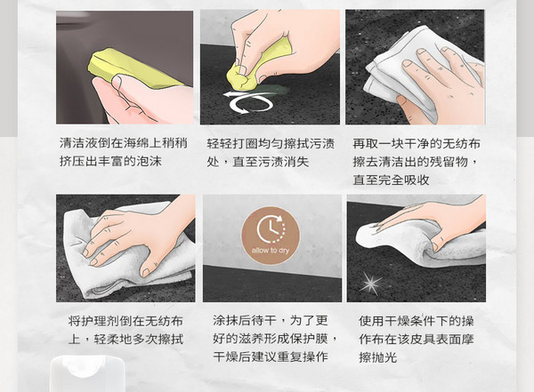 意大利進(jìn)口，F(xiàn)enice 芬喜 皮革清潔護(hù)理套裝(清潔劑250mL+護(hù)理劑250mL)69元包郵（需領(lǐng)券）