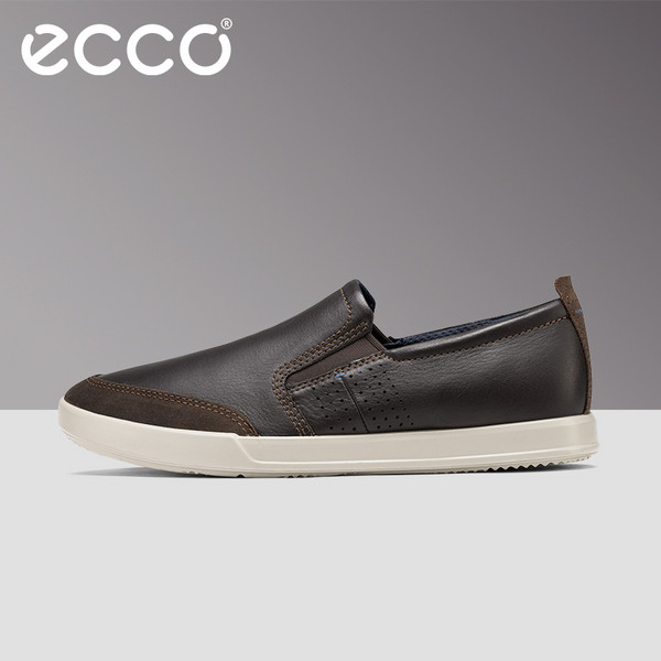 ECCO 爱步 科林2.0系列 男士牛皮拼接一脚蹬休闲鞋410.36元（天猫旗舰店双12价1379元）