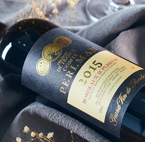 G&G金奖 法国原瓶进口，Perlman 帕尔曼城堡 超级波尔多AOC级 伯爵干红葡萄酒750mL*6瓶 木箱装新低200元包邮（Plus会员190元）