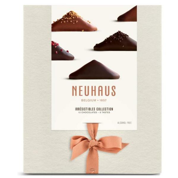 比利时皇家御用巧克力，Neuhaus 诺好事 珍藏浓情什锦夹心巧克力礼盒250g（12颗 5口味）223元（天猫旗舰店558元）