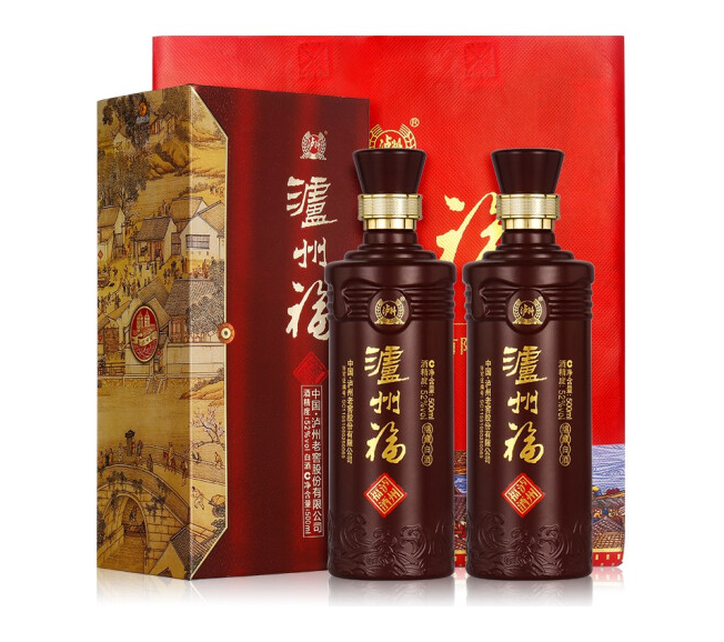 泸州老窖，泸州福 绵藏 52度白酒500mL*2瓶 书本盒礼盒装 赠礼品袋1个89元包邮（需领券）