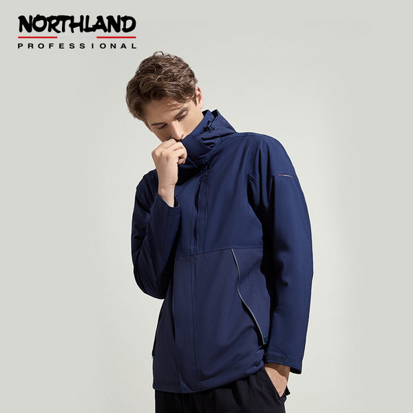 Northland 诺诗兰 男款三合一冲锋衣NWJAH5503E 三色339元包邮（双重优惠）