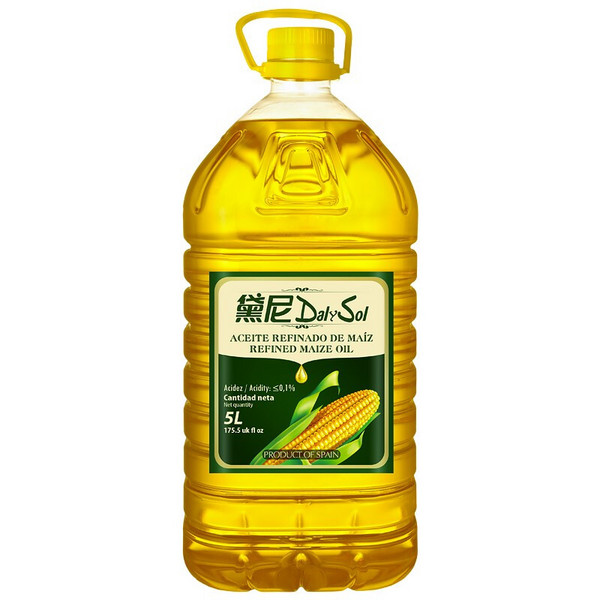 限地区，西班牙原瓶进口 DalySol 黛尼 压榨一级玉米胚芽油5L*3件127.66元（折42.55元/瓶）