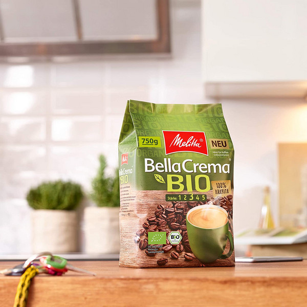 Melitta 美乐家 Bella Crema 100%有机品质阿拉比卡咖啡豆750g93.93元（可3件92折）