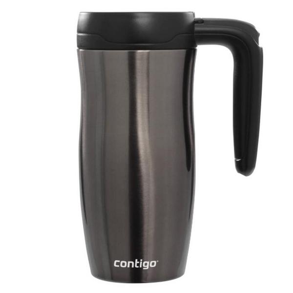 Contigo 康迪克 Randolph 单手开启 双层不锈钢保温杯 带柄 450mL117.58元