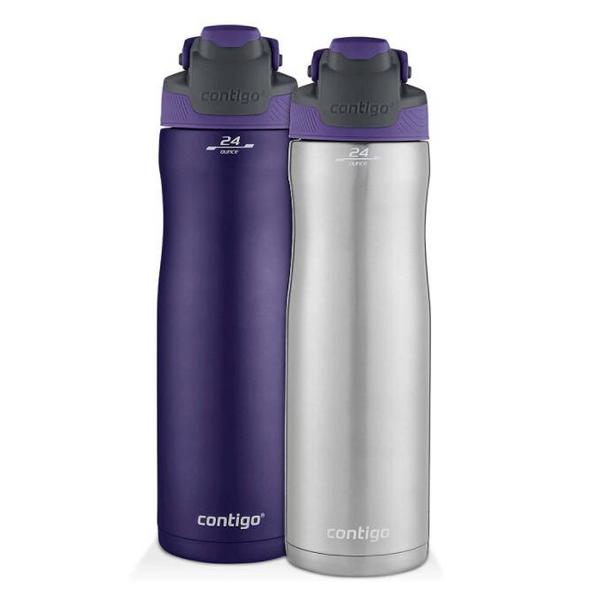 Contigo 康迪克 Autoseal Chill 不锈钢运动保温杯700mL*2个装170元