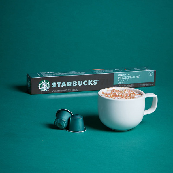 Starbucks 星巴克 Roast 浓缩烘焙 胶囊咖啡10粒57g22元（需领券）