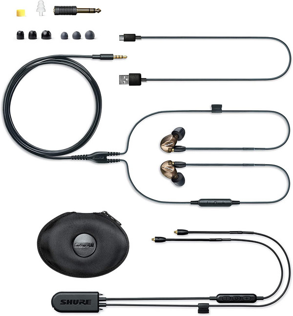 Shure 舒尔 SE535-V+BT2-EFS 三单元动铁 入耳式无线蓝牙耳机新低1687元（京东旗舰店2858元）