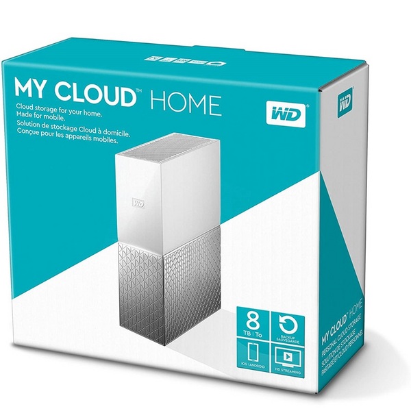 Western Digital 西部数据 My Cloud Home 个人云存储 单盘位 8TB1413.86元（天猫旗舰店2899元）