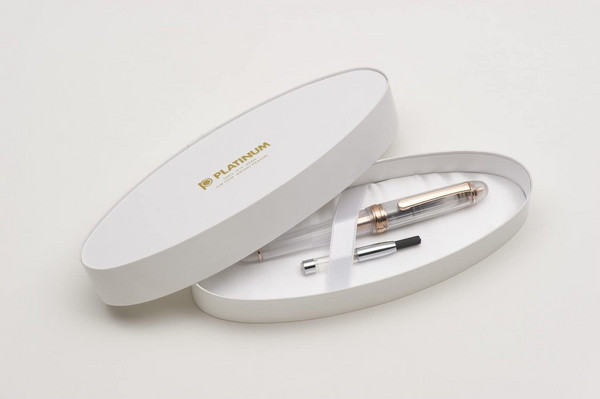 Platinum 日本白金 3776世纪系列 PNB-20000R Nice尼斯 Rose 14K金尖 透明钢笔 M尖797.83元（可3件9折）