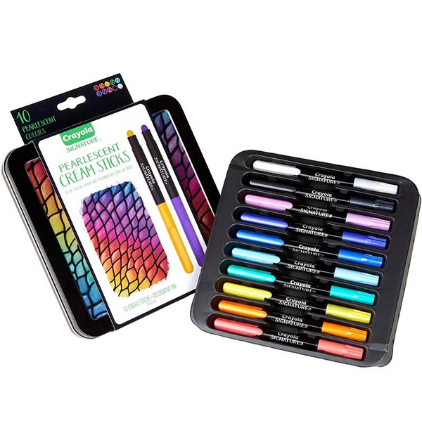 Crayola 绘儿乐 Signature™系列 珠光油画棒10色套装新低54元