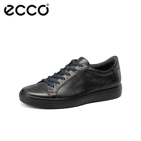 Ecco 爱步 Soft Classic柔酷经典系列 男士真皮休闲板鞋857664406元（天猫旗舰店1999元）