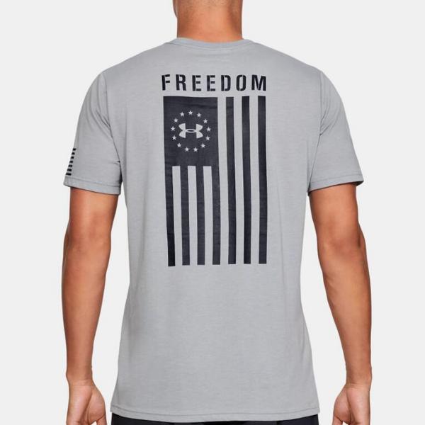 Under Armour 安德玛 Freedom Flag 男士运动短袖T恤1333350119.41元（可2件95折）