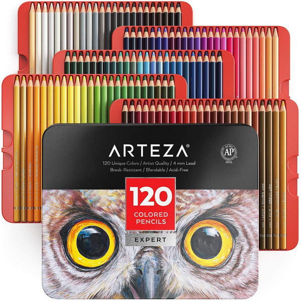 ARTEZA ARTZ-8361 彩色铅笔120色铁盒装新低398.6元