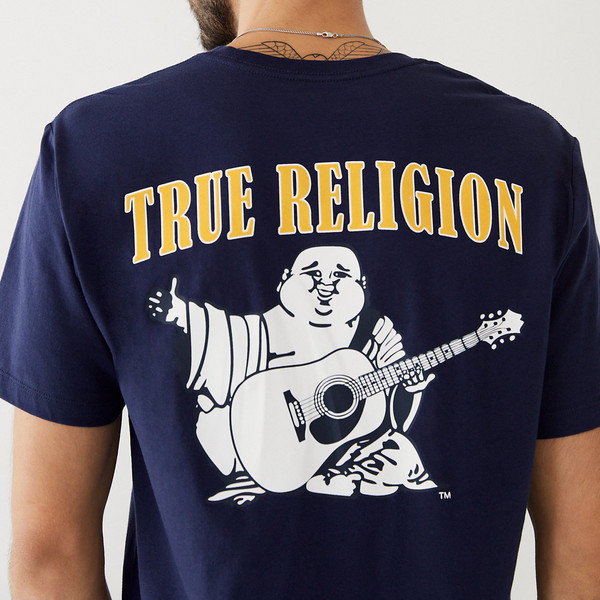 True Religion 真实信仰 男士佛像标志短袖T恤新低142.79元