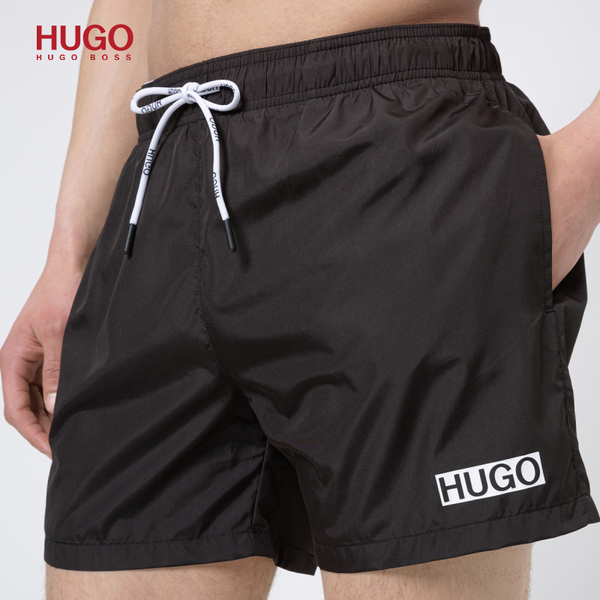 21年新款，HUGO Hugo Boss 雨果·博斯 Haiti 男士速干游泳短裤/沙滩裤50423809新低183元（天猫旗舰店折后530元）