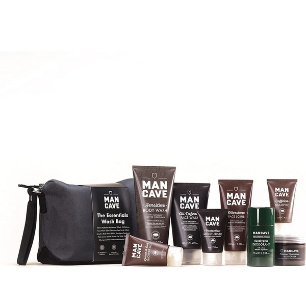 ManCave 曼凱夫 Essentials 男士潔膚護(hù)理8件套 贈(zèng)收納袋180元